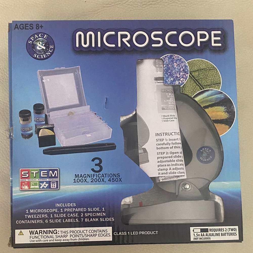 Brand new Kids Microscope Set